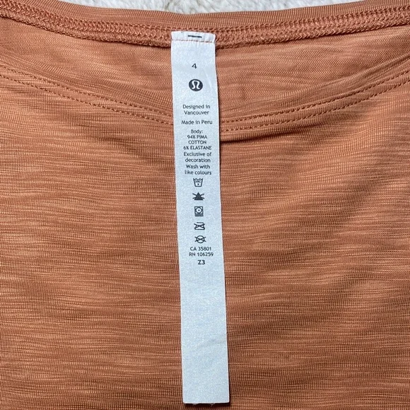 Lululemon Back in Action Long Sleeve Shirt NWOT - Picture 2 of 11